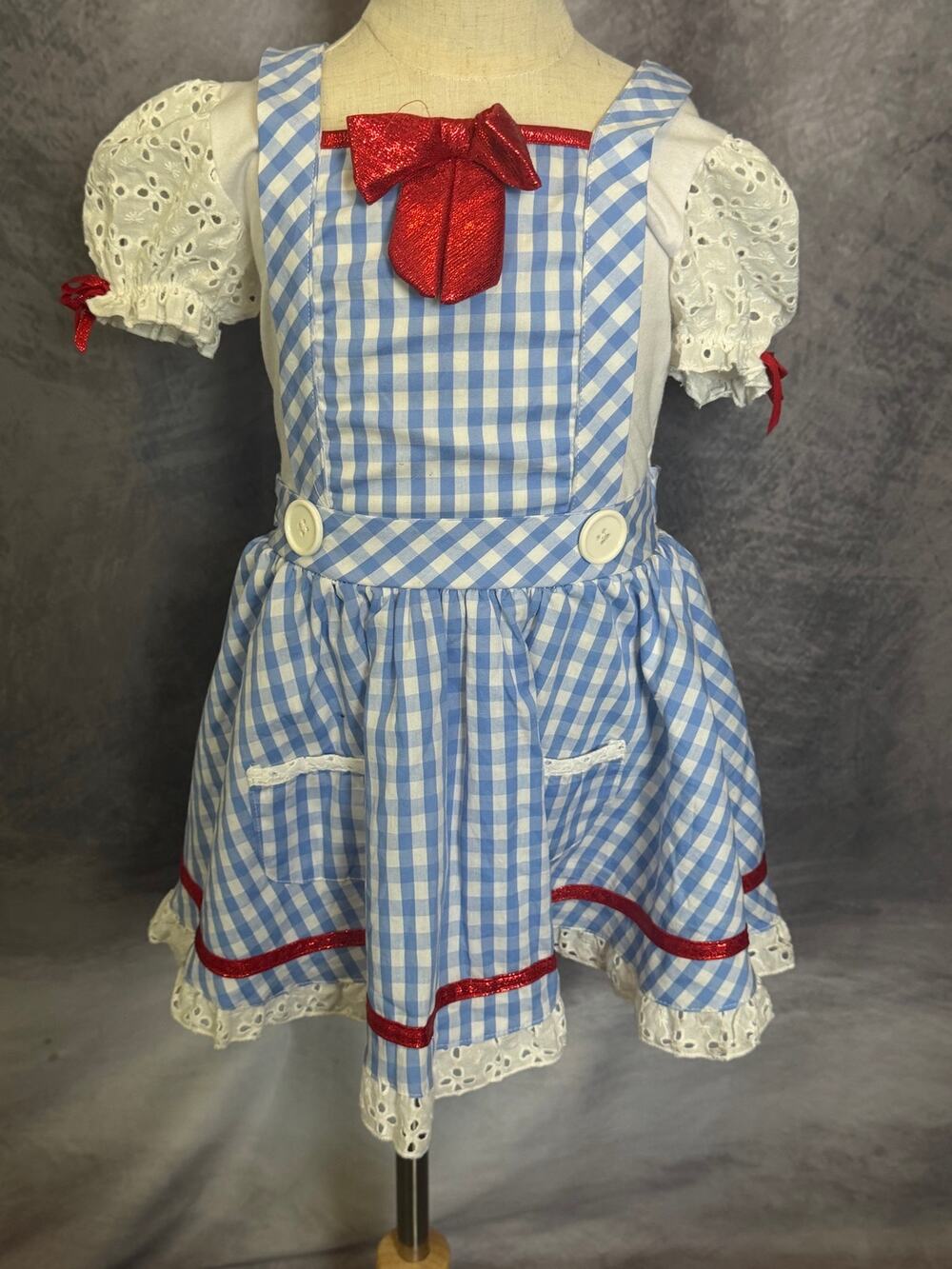 Dorothy Wizard of Oz Costume Size SMALL (4-10)
